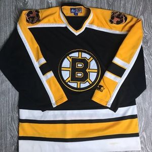(VTG 90s) Men’s XL STARTER BOS Bruins Home Jersey